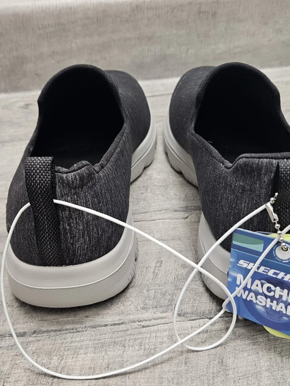NEW SKECHERS PERFOMANCE GO WALK EVOLUTION ULTRA WILD CARD BLACK/GRAY WOMEN'S 8